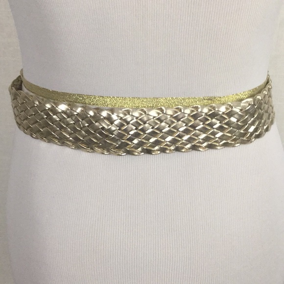 Vintage gold braided belt - wow! - Picture 6 of 7